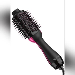 Revlon Black and Pink Hair Dryer Brush